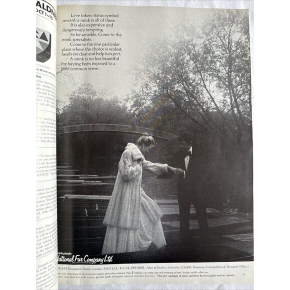 BRITISH VOGUE - October 1974 - Picture 12 of 13